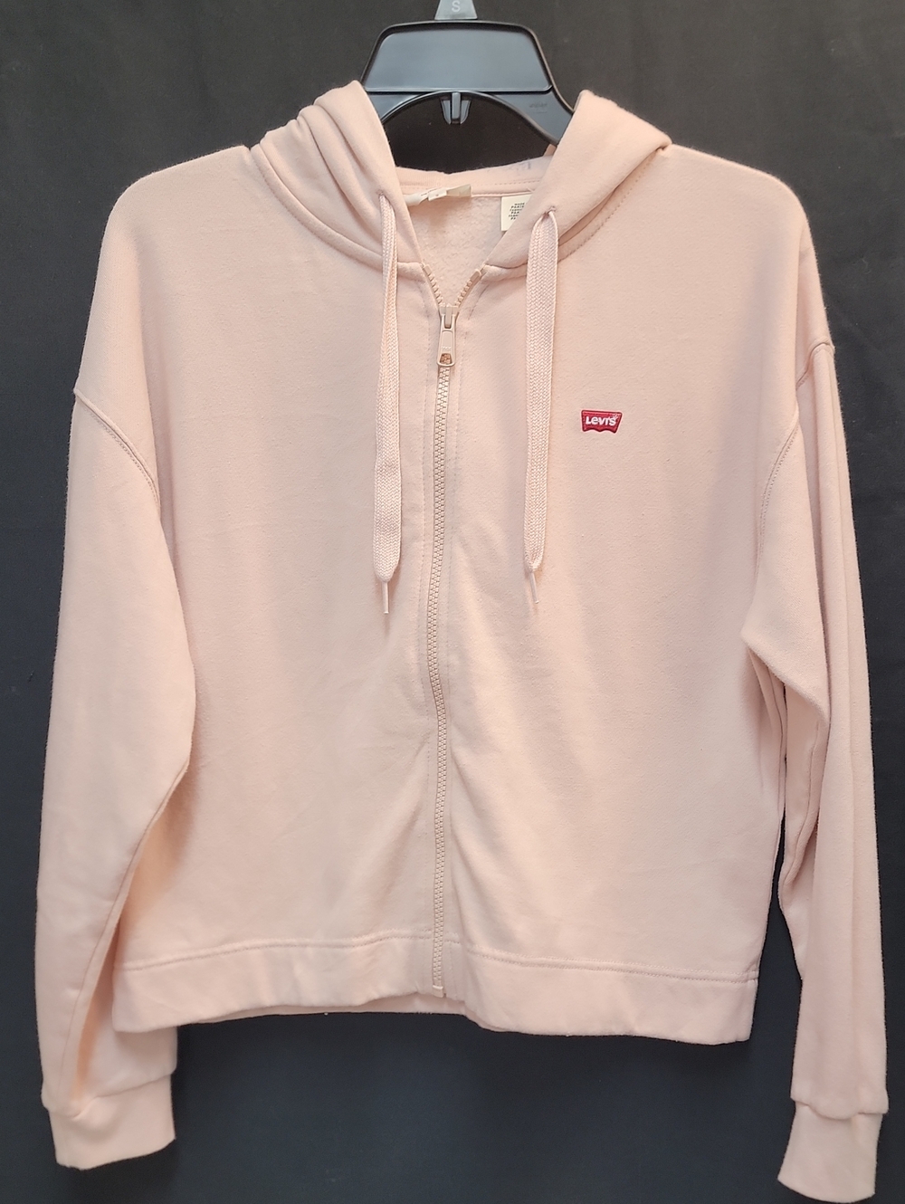 Levi's Women's Pale Pink Full-Zip Hoodie Jacket